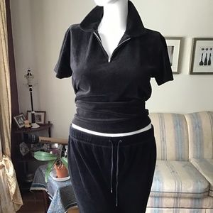 NWOT Jones New York sports wear pants, velour joggers